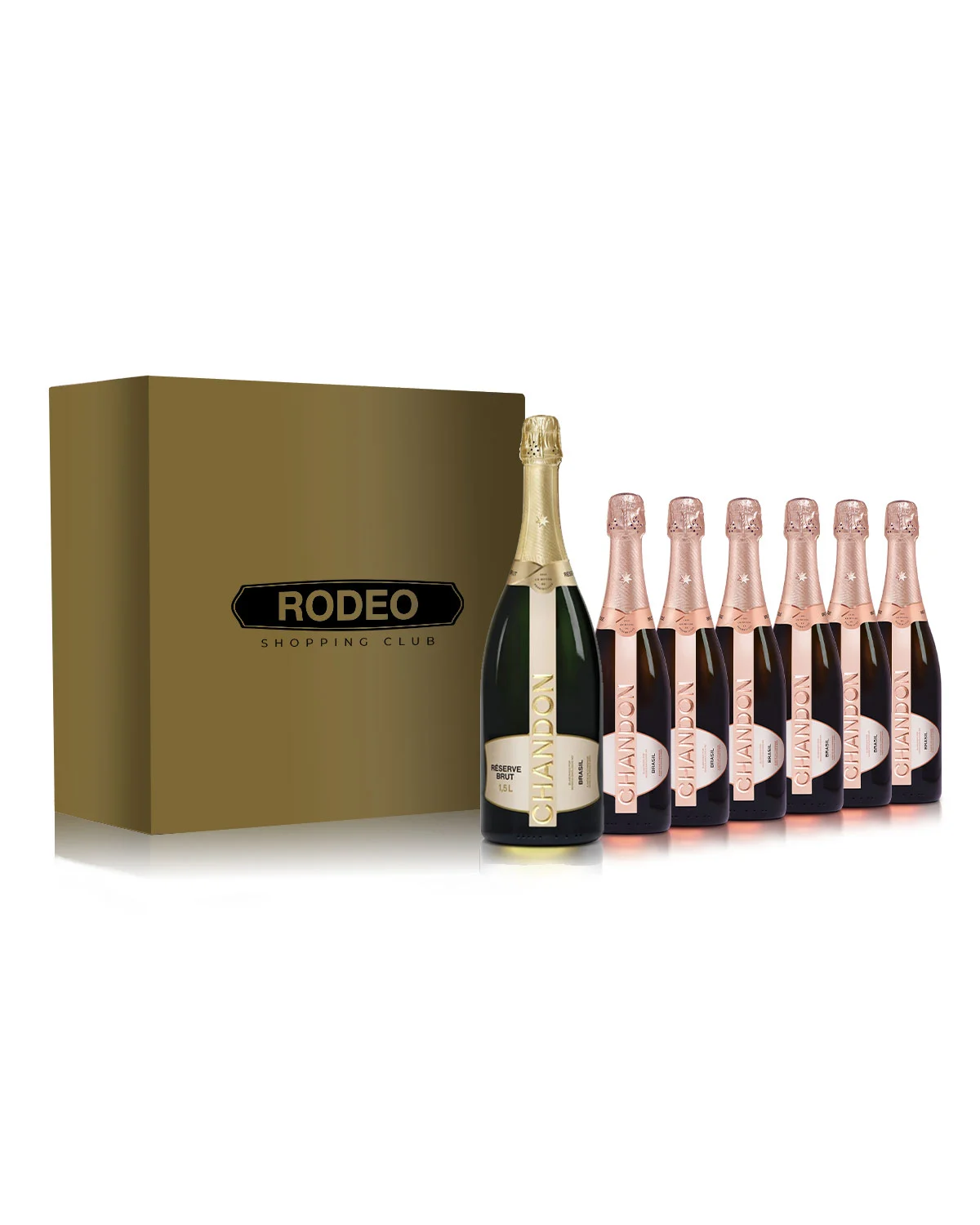 kit chandon 6 rose 1 magnum brut rodeo 1